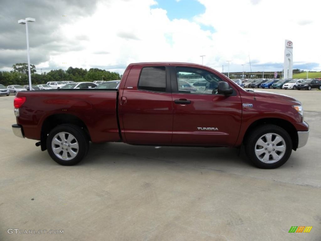 2008 Tundra SR5 Double Cab - Salsa Red Pearl / Beige photo #6