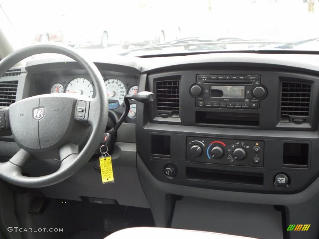 2008 Ram 1500 ST Quad Cab - Mineral Gray Metallic / Medium Slate Gray photo #12