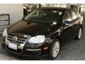 2009 Black Uni Volkswagen Jetta Wolfsburg Edition Sedan  photo #4