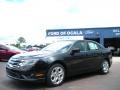 2010 Tuxedo Black Metallic Ford Fusion SE  photo #1