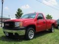 2008 Fire Red GMC Sierra 1500 Regular Cab  photo #1