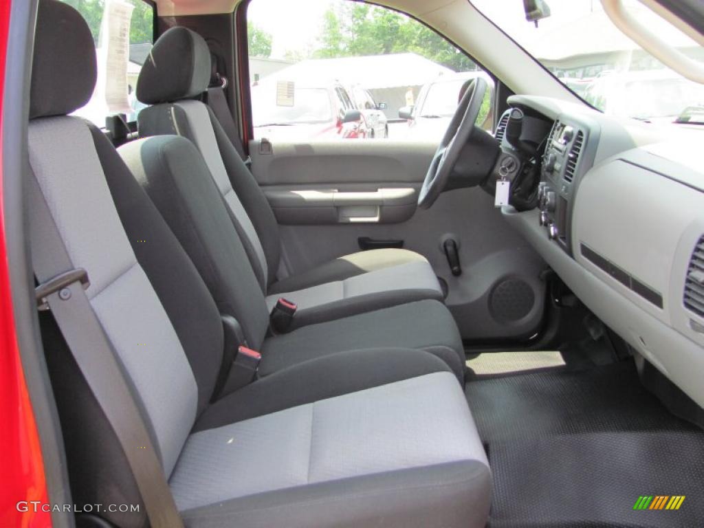 2008 Sierra 1500 Regular Cab - Fire Red / Dark Titanium photo #4
