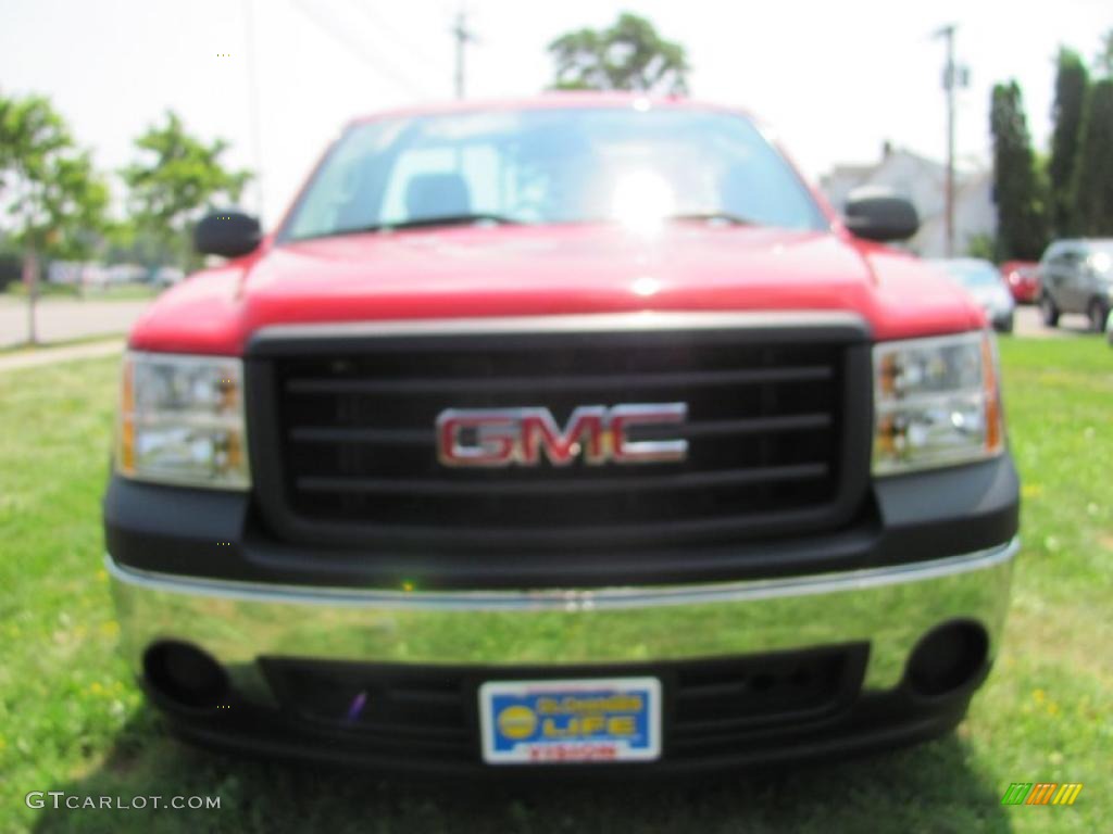 2008 Sierra 1500 Regular Cab - Fire Red / Dark Titanium photo #8