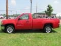 2008 Fire Red GMC Sierra 1500 Regular Cab  photo #9