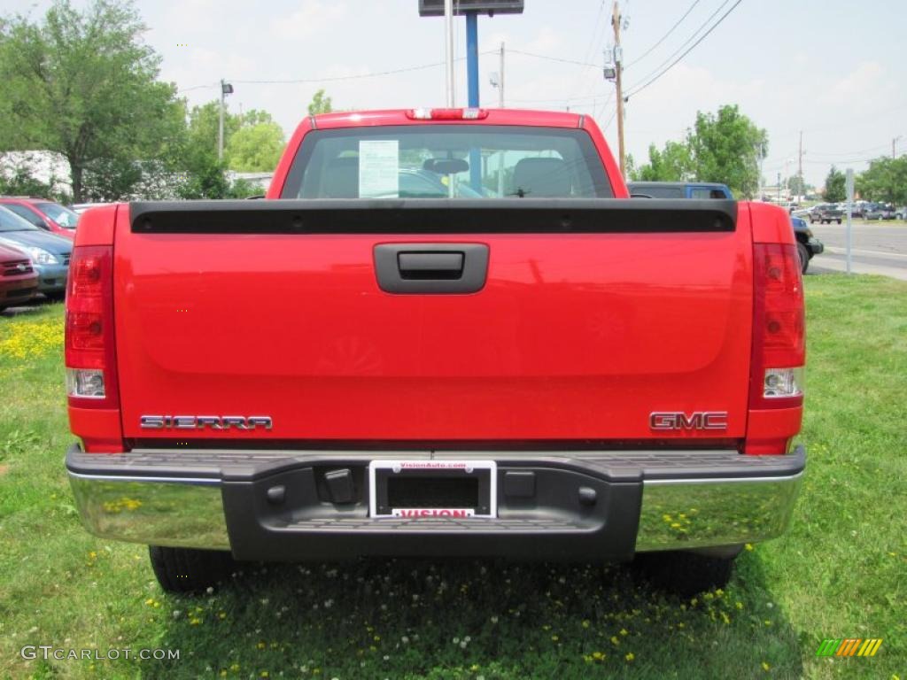 2008 Sierra 1500 Regular Cab - Fire Red / Dark Titanium photo #11