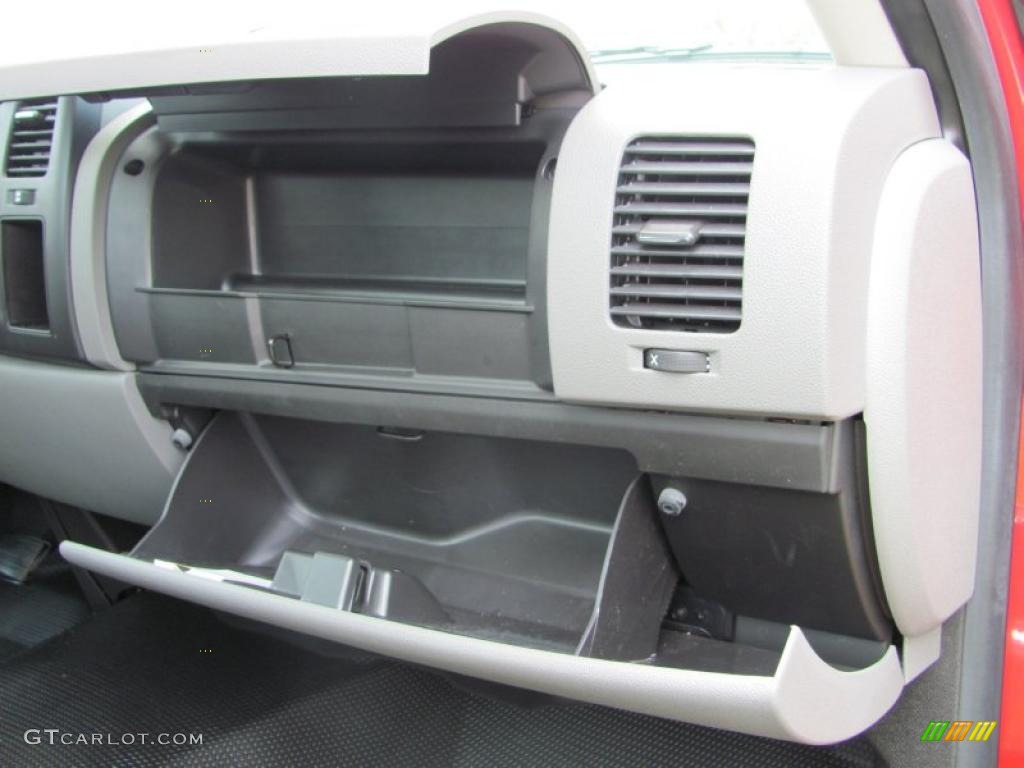 2008 Sierra 1500 Regular Cab - Fire Red / Dark Titanium photo #17