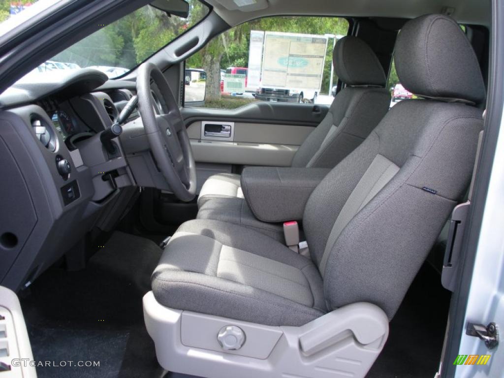 2010 F150 STX SuperCab - Ingot Silver Metallic / Medium Stone photo #5