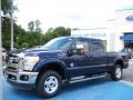 2011 Dark Blue Pearl Metallic Ford F250 Super Duty XLT Crew Cab 4x4  photo #1