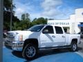 2008 Summit White Chevrolet Silverado 2500HD LT Crew Cab 4x4  photo #1