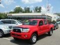 2008 Radiant Red Toyota Tacoma V6 PreRunner Double Cab  photo #1