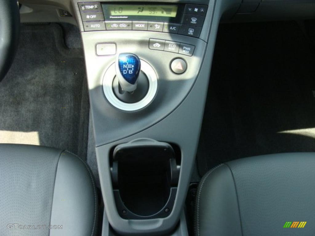 2010 Prius Hybrid V - Black / Dark Gray photo #12