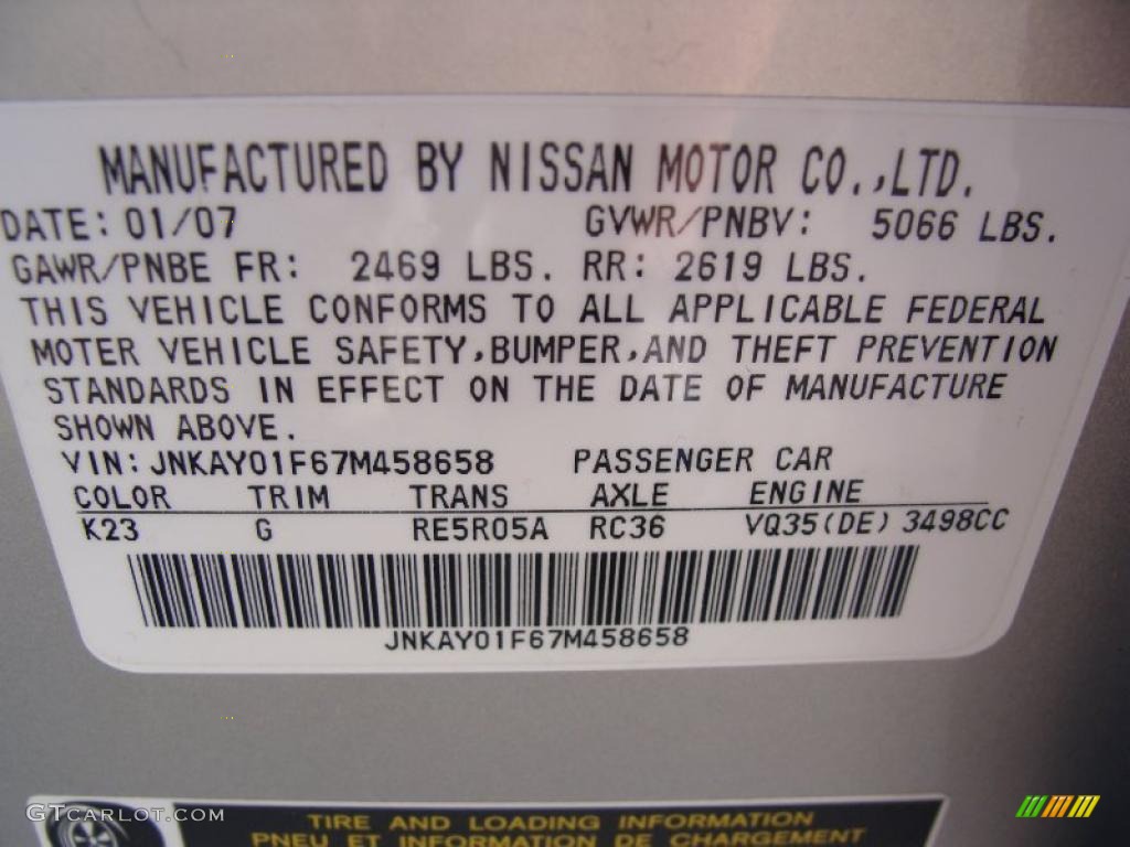 2007 M 35x Sedan - Liquid Platinum Metallic / Graphite photo #35