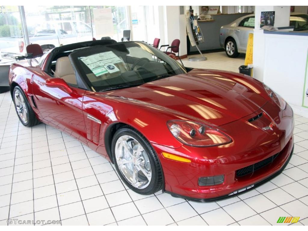 2011 Corvette Grand Sport Coupe - Crystal Red Tintcoat Metallic / Cashmere photo #3