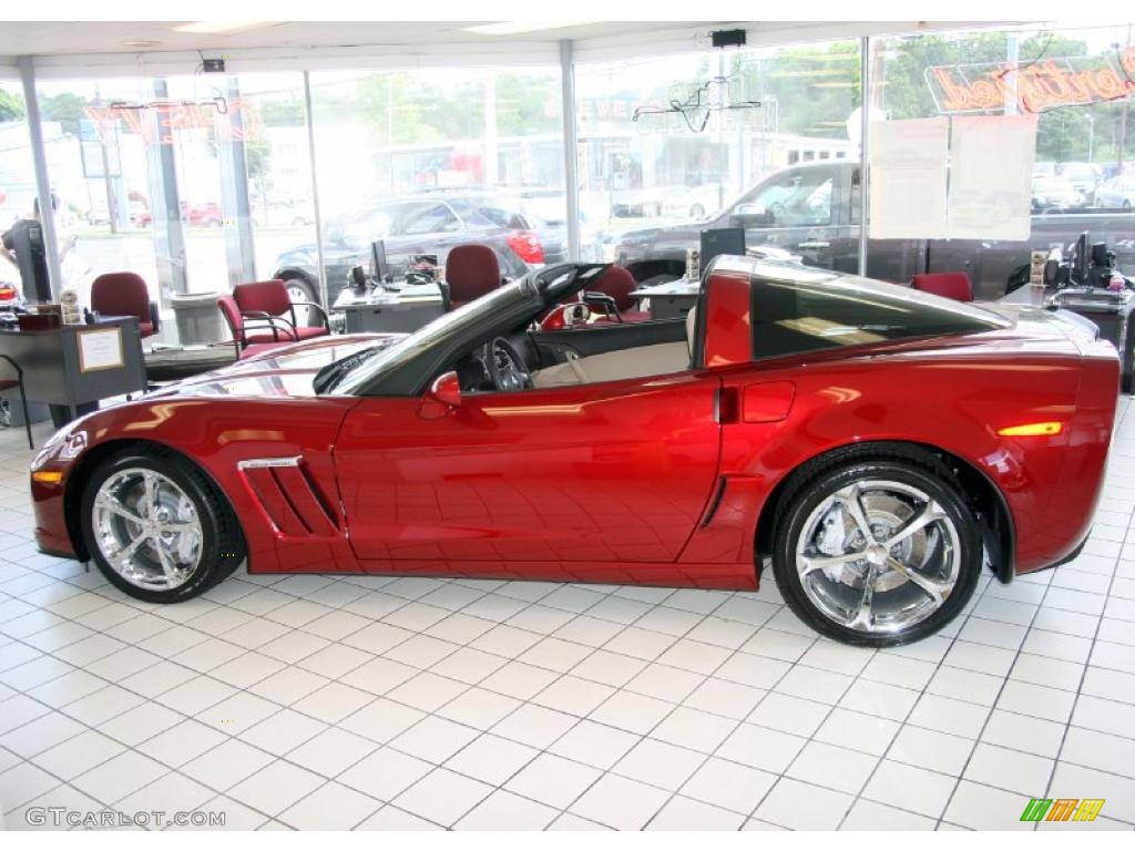 2011 Corvette Grand Sport Coupe - Crystal Red Tintcoat Metallic / Cashmere photo #4