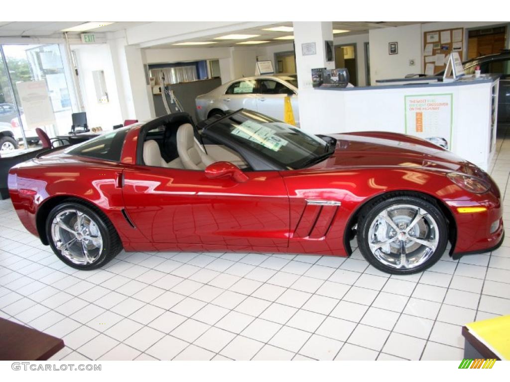 2011 Corvette Grand Sport Coupe - Crystal Red Tintcoat Metallic / Cashmere photo #9