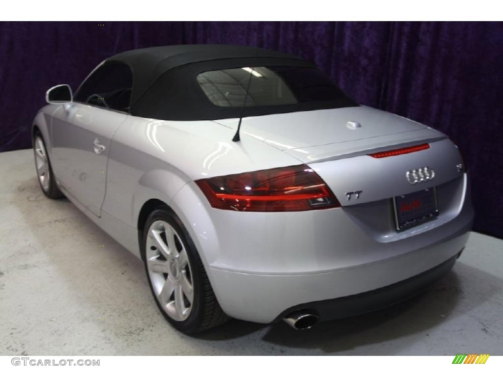 2008 TT 3.2 quattro Roadster - Ice Silver Metallic / Madras Brown photo #51