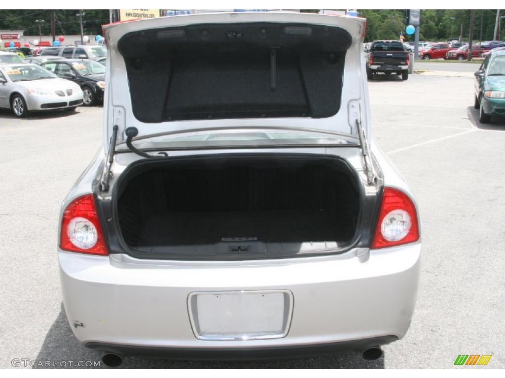 2008 Malibu LTZ Sedan - Silverstone Metallic / Ebony/Brick Red photo #7