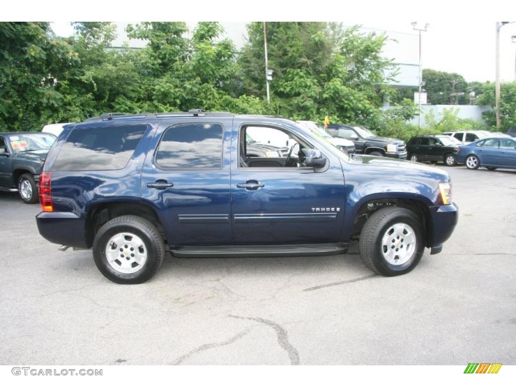 2009 Tahoe LT 4x4 - Dark Blue Metallic / Ebony photo #4