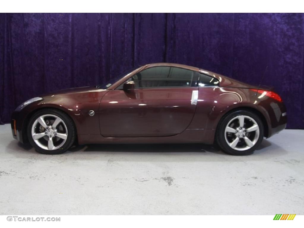 2006 350Z Touring Coupe - Interlagos Fire Metallic / Charcoal Leather photo #5