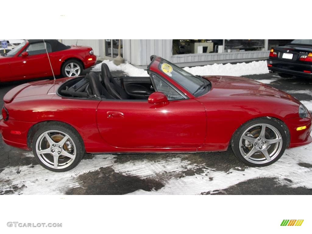 2004 MX-5 Miata MAZDASPEED Roadster - Velocity Red Mica / Black photo #4