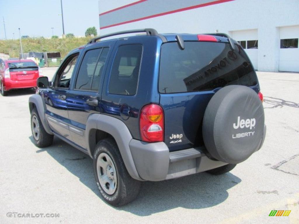 2002 Liberty Sport 4x4 - Steel Blue Pearlcoat / Dark Slate Gray photo #3