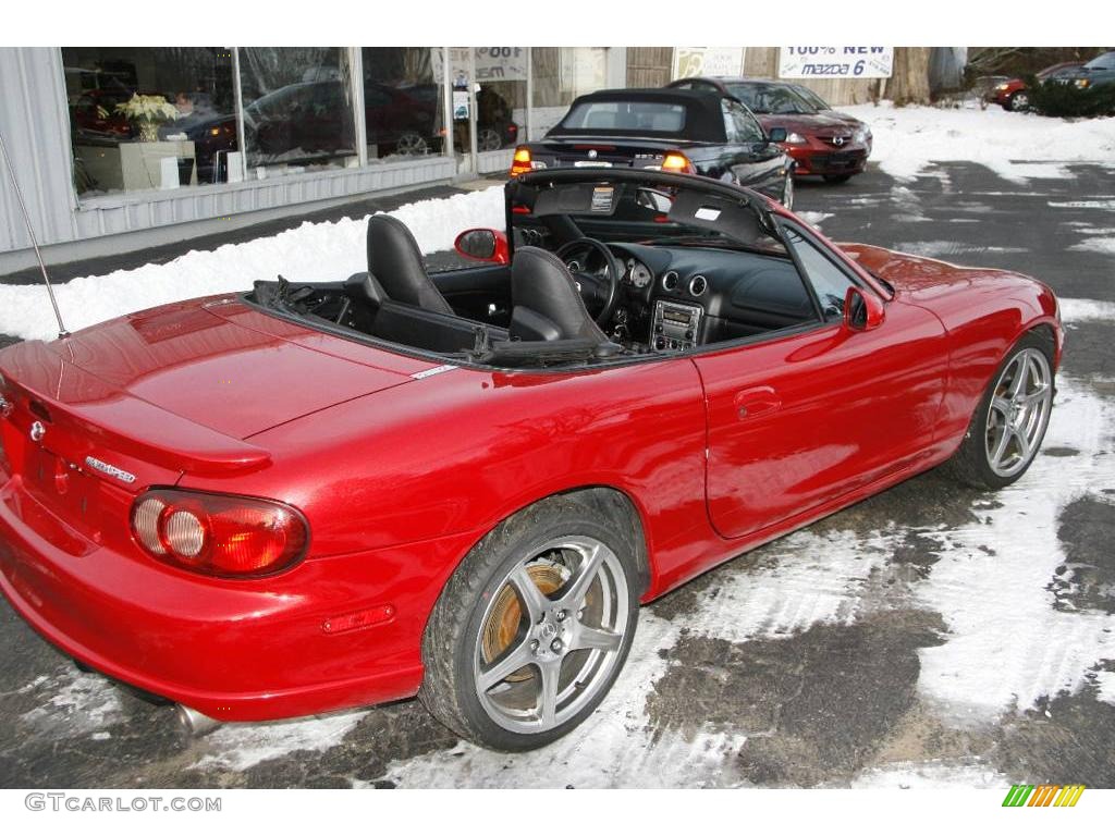 2004 MX-5 Miata MAZDASPEED Roadster - Velocity Red Mica / Black photo #5