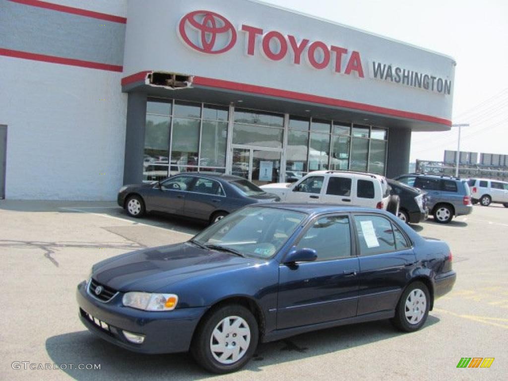 2002 Corolla S - Indigo Ink Pearl / Black photo #1