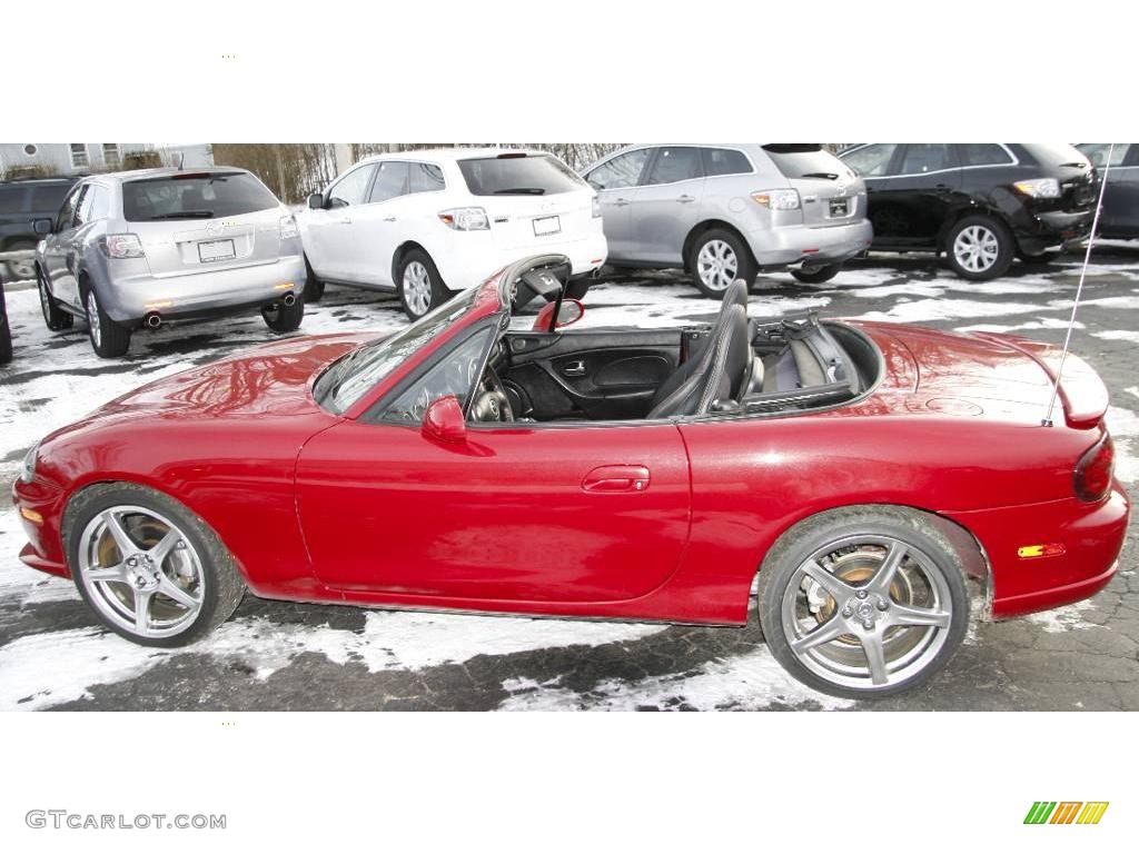 2004 MX-5 Miata MAZDASPEED Roadster - Velocity Red Mica / Black photo #8