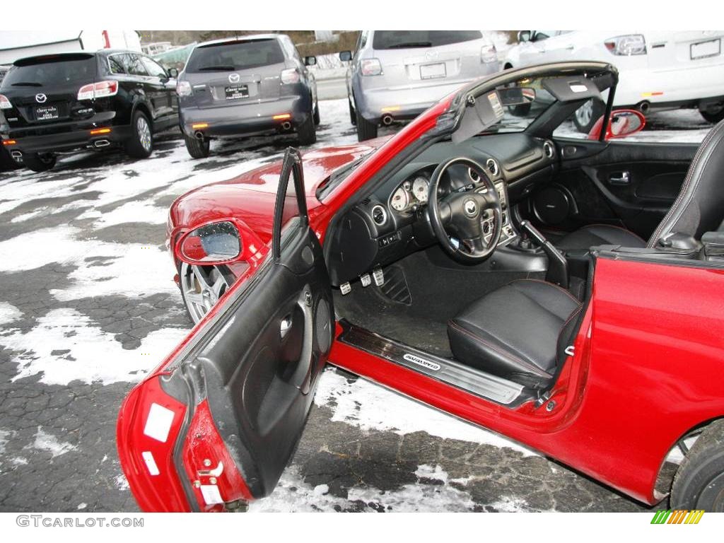 2004 MX-5 Miata MAZDASPEED Roadster - Velocity Red Mica / Black photo #9