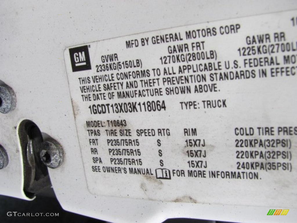 2003 S10 LS ZR5 Crew Cab 4x4 - Summit White / Graphite photo #19
