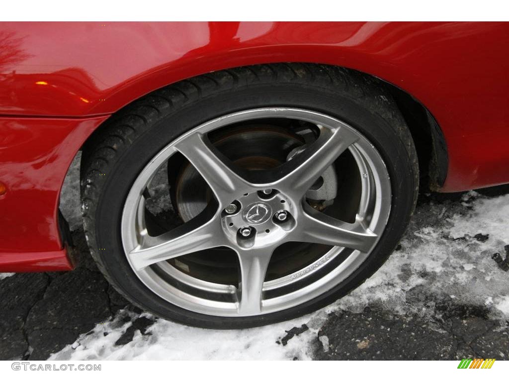2004 MX-5 Miata MAZDASPEED Roadster - Velocity Red Mica / Black photo #13