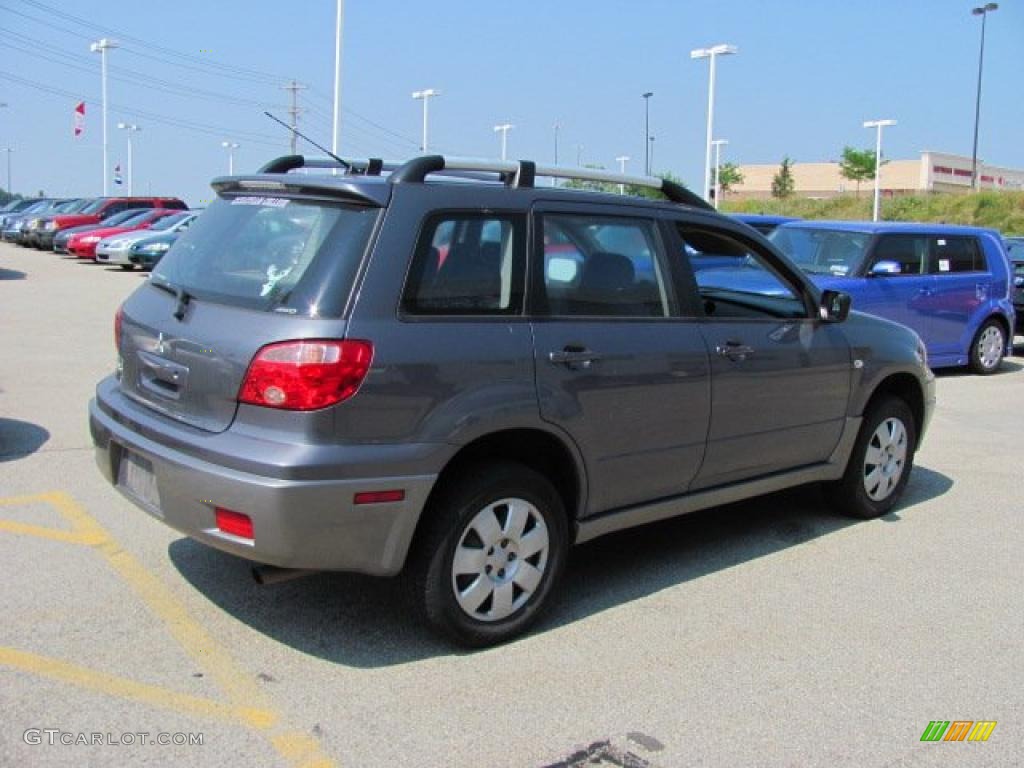2006 Outlander LS 4WD - Graphite Gray Pearl / Charcoal photo #5