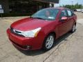 2009 Sangria Red Metallic Ford Focus SES Sedan  photo #8