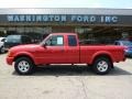Bright Red 2004 Ford Ranger Edge SuperCab 4x4