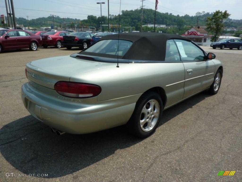 2000 Sebring JXi Convertible - Light Cypress Green Metallic / Silver Fern photo #4