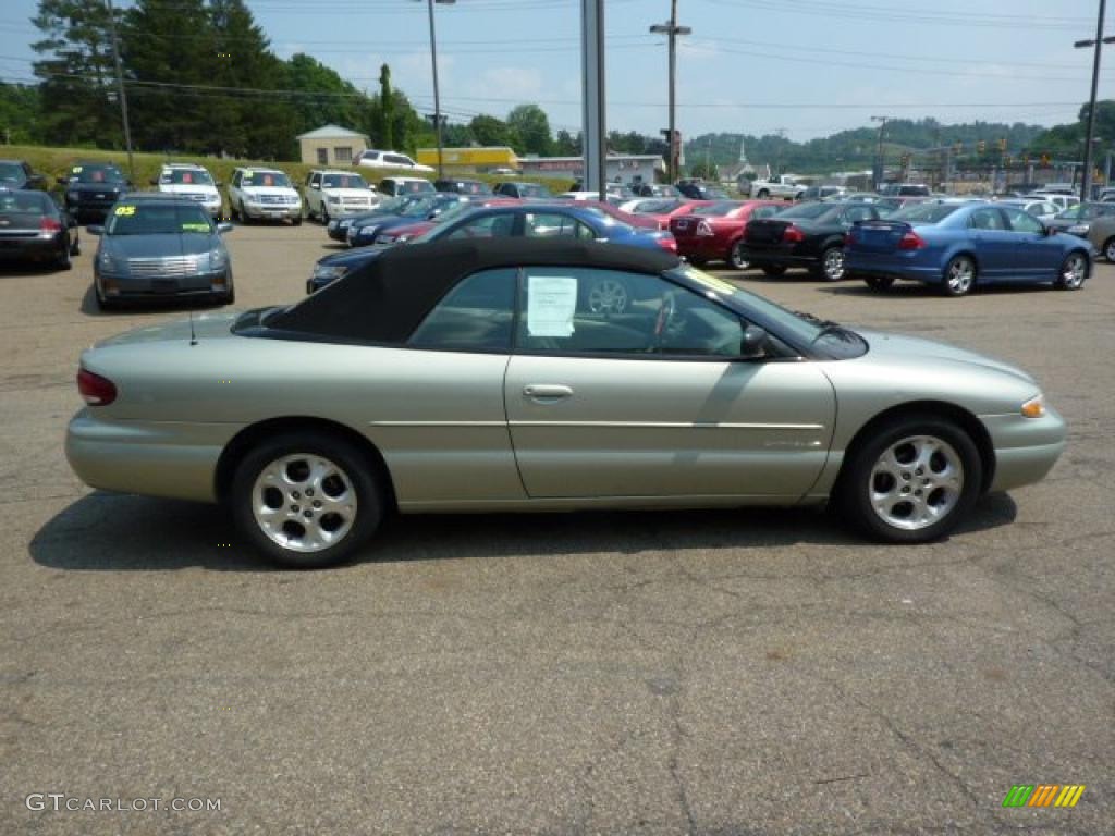 2000 Sebring JXi Convertible - Light Cypress Green Metallic / Silver Fern photo #5