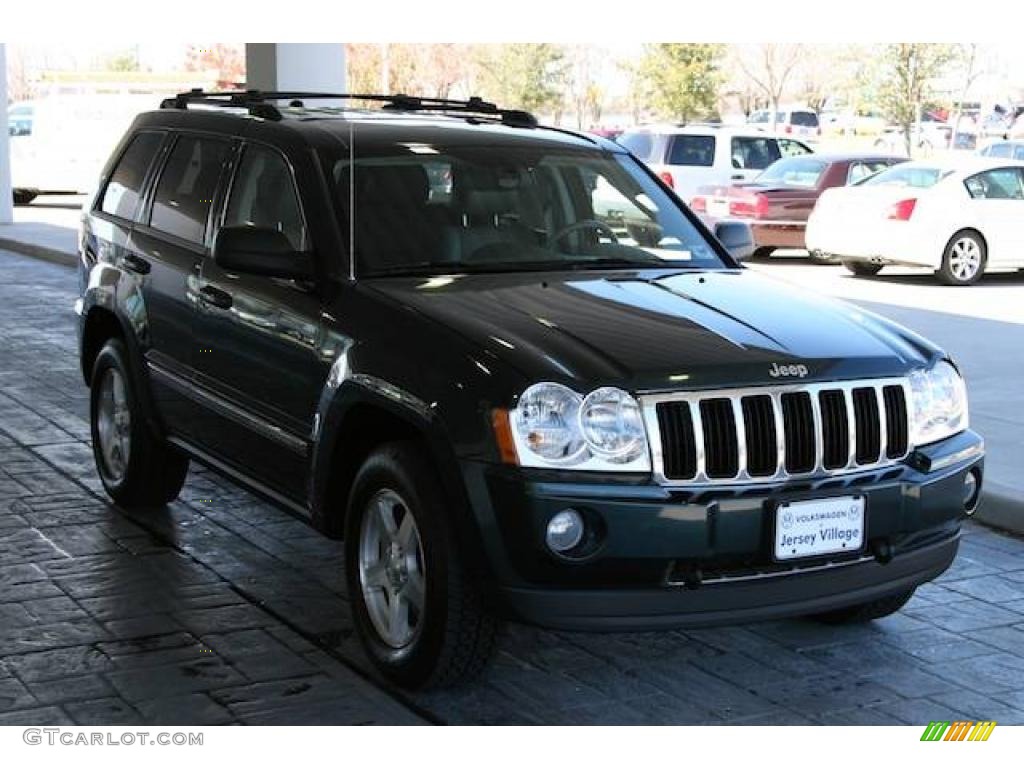 2005 Grand Cherokee Limited 4x4 - Deep Beryl Green Pearl / Medium Slate Gray photo #2