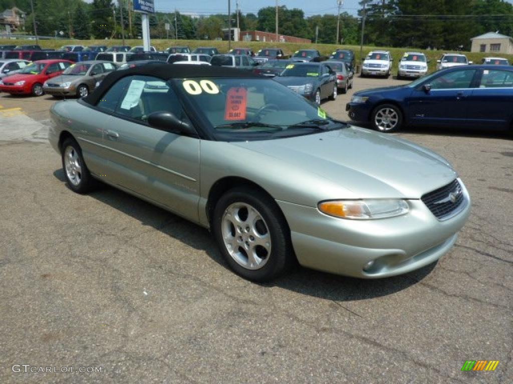 2000 Sebring JXi Convertible - Light Cypress Green Metallic / Silver Fern photo #6