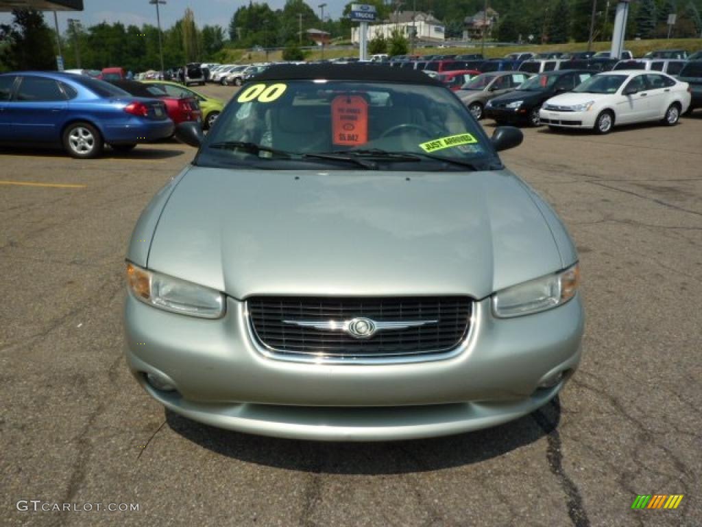 2000 Sebring JXi Convertible - Light Cypress Green Metallic / Silver Fern photo #7