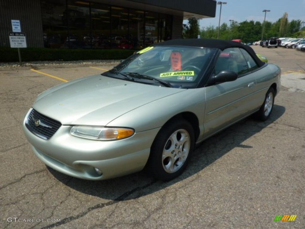 2000 Sebring JXi Convertible - Light Cypress Green Metallic / Silver Fern photo #8