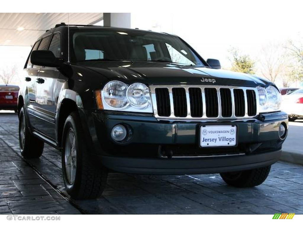 2005 Grand Cherokee Limited 4x4 - Deep Beryl Green Pearl / Medium Slate Gray photo #4