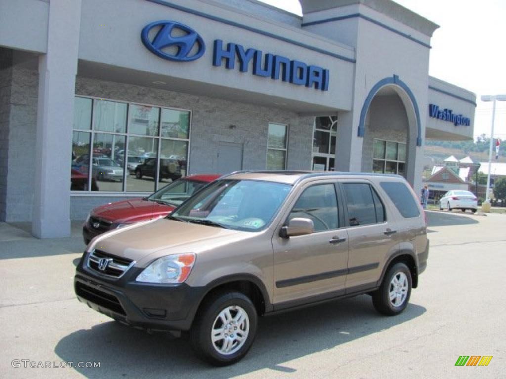 2004 CR-V EX 4WD - Mojave Mist Metallic / Saddle photo #1
