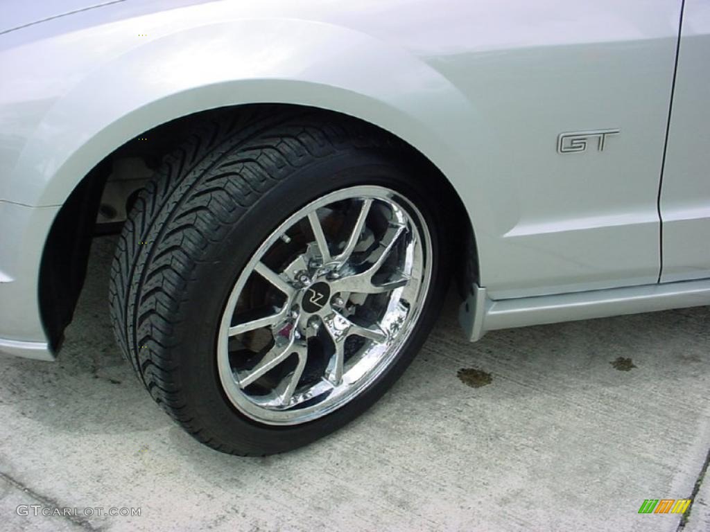 2008 Mustang GT Premium Coupe - Brilliant Silver Metallic / Dark Charcoal photo #27