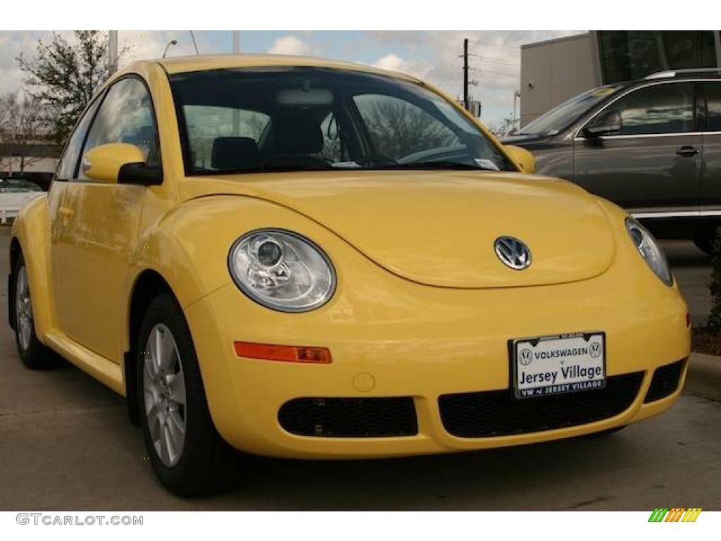 2009 New Beetle 2.5 Coupe - Sunflower Yellow / Black photo #16