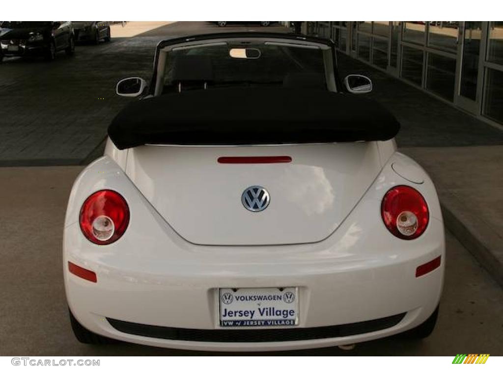 2009 New Beetle 2.5 Convertible - Candy White / Black photo #8