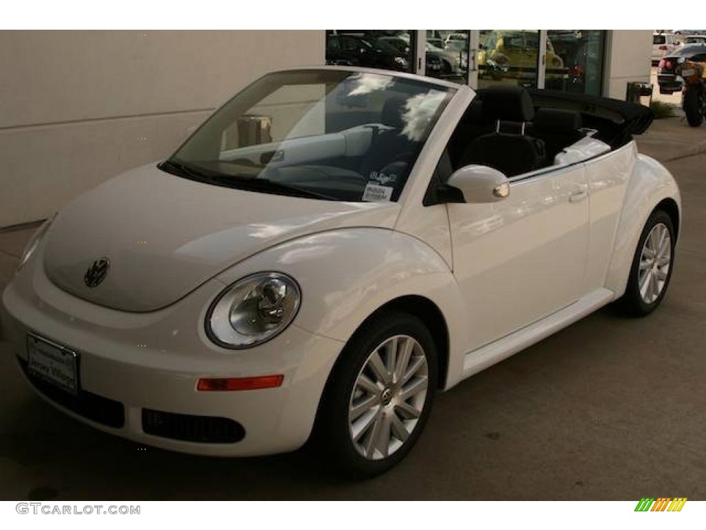 2009 New Beetle 2.5 Convertible - Candy White / Black photo #9