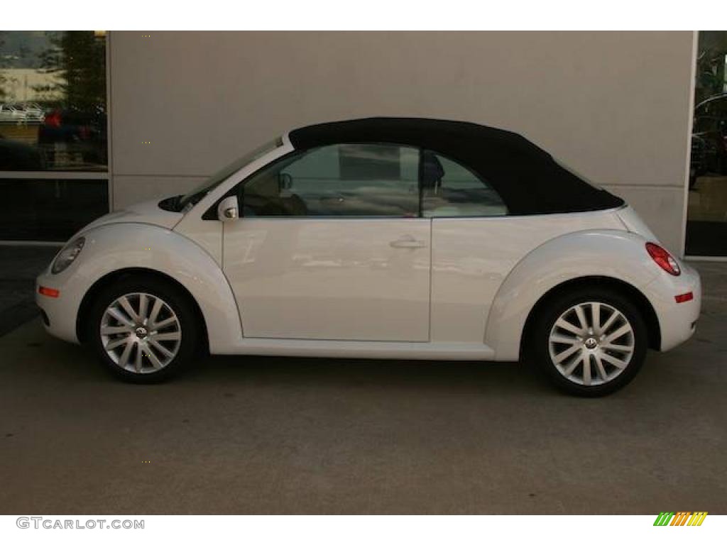 2009 New Beetle 2.5 Convertible - Candy White / Black photo #12