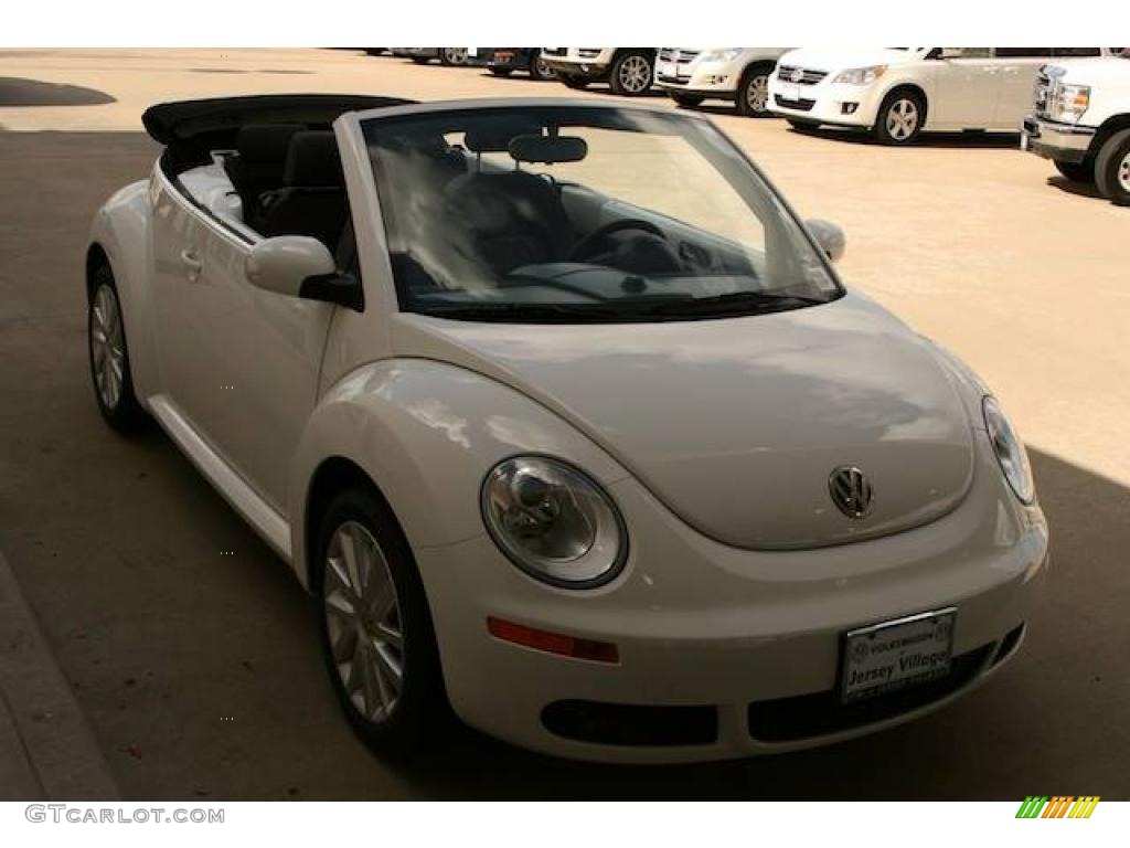 2009 New Beetle 2.5 Convertible - Candy White / Black photo #13