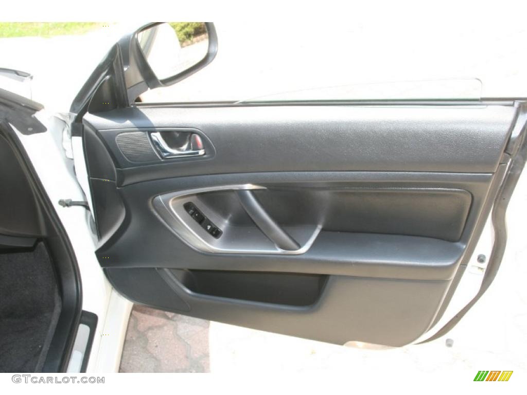 2005 Legacy 2.5 GT Limited Sedan - Satin White Pearl / Charcoal Black photo #16