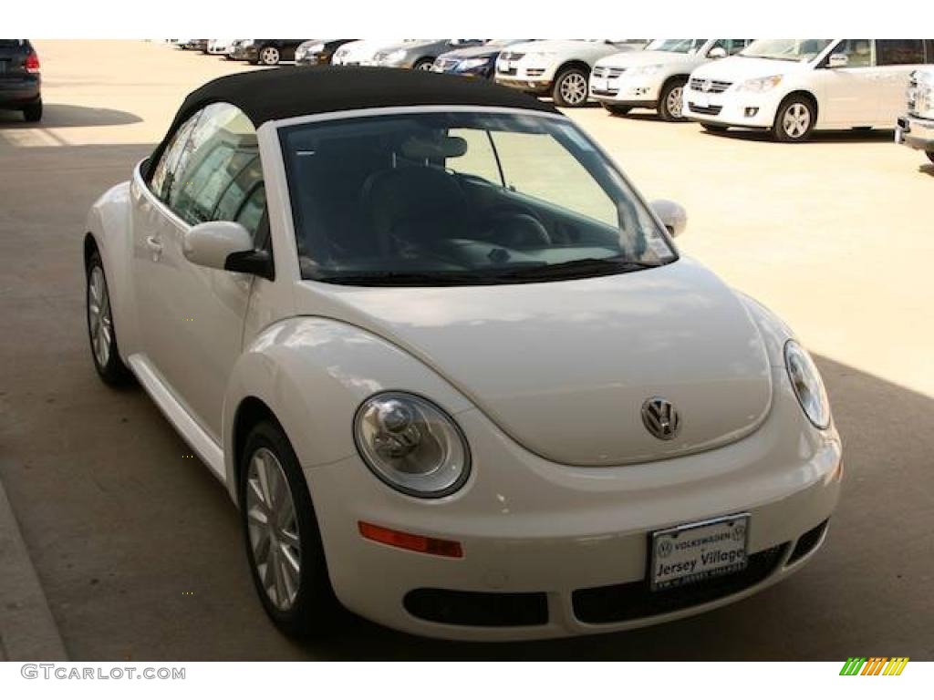 2009 New Beetle 2.5 Convertible - Candy White / Black photo #33